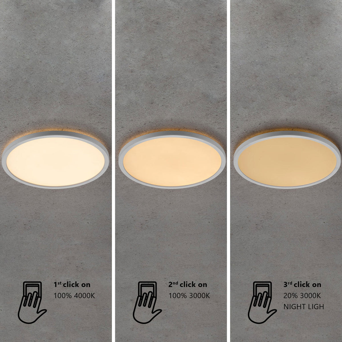 Oja 29 LED Bathroom Ceiling Light, IP54