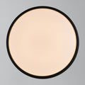 Oliver Round LED Outdoor Light, Black/Opal