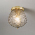 Orbiform Ceiling Light, Brass/Smoke