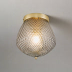 Orbiform Ceiling Light, Brass/Smoke