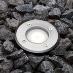 Nordlux Pato Round Ground Recessed Uplighter - -Lampsy
