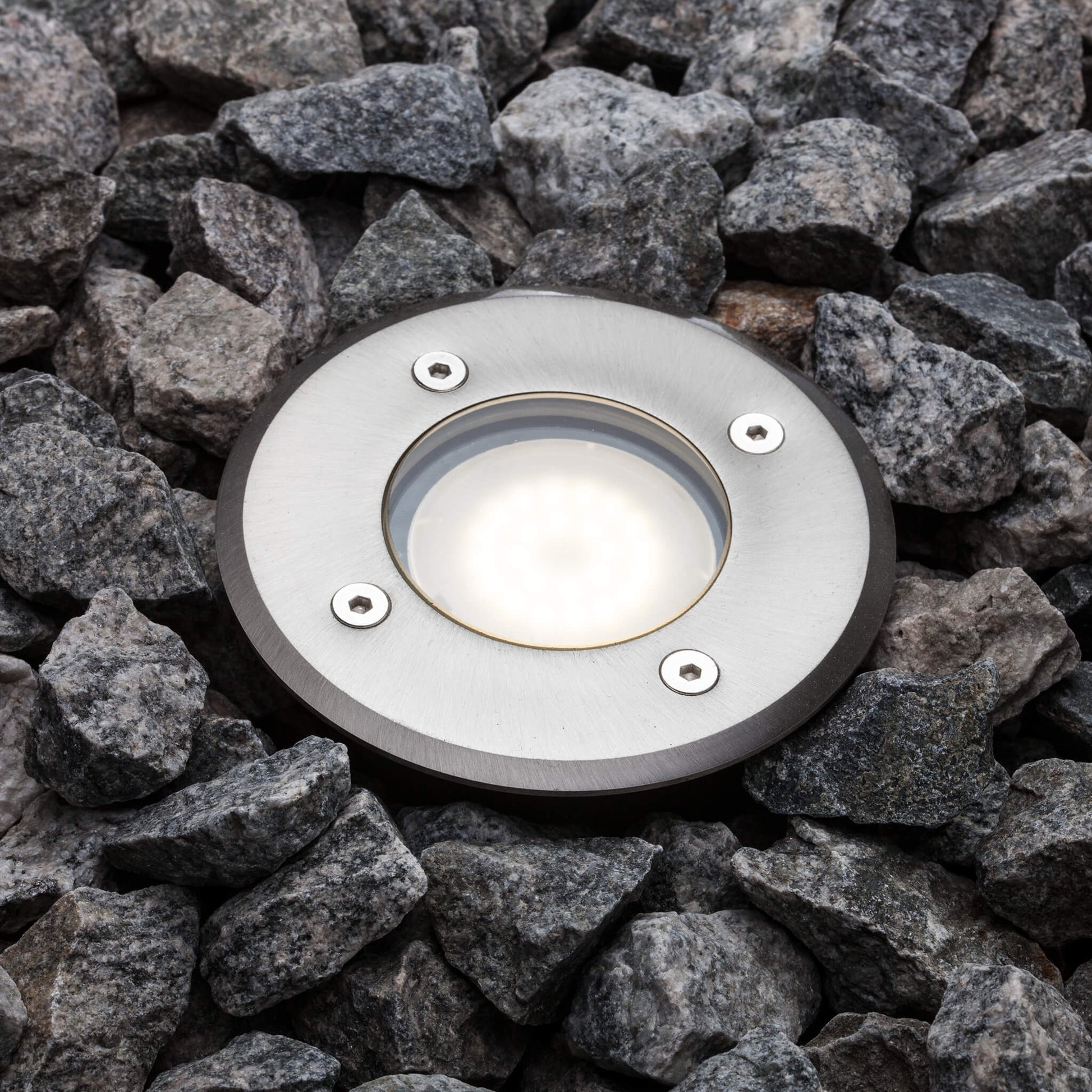 Nordlux Pato Round Ground Recessed Uplighter - -Lampsy