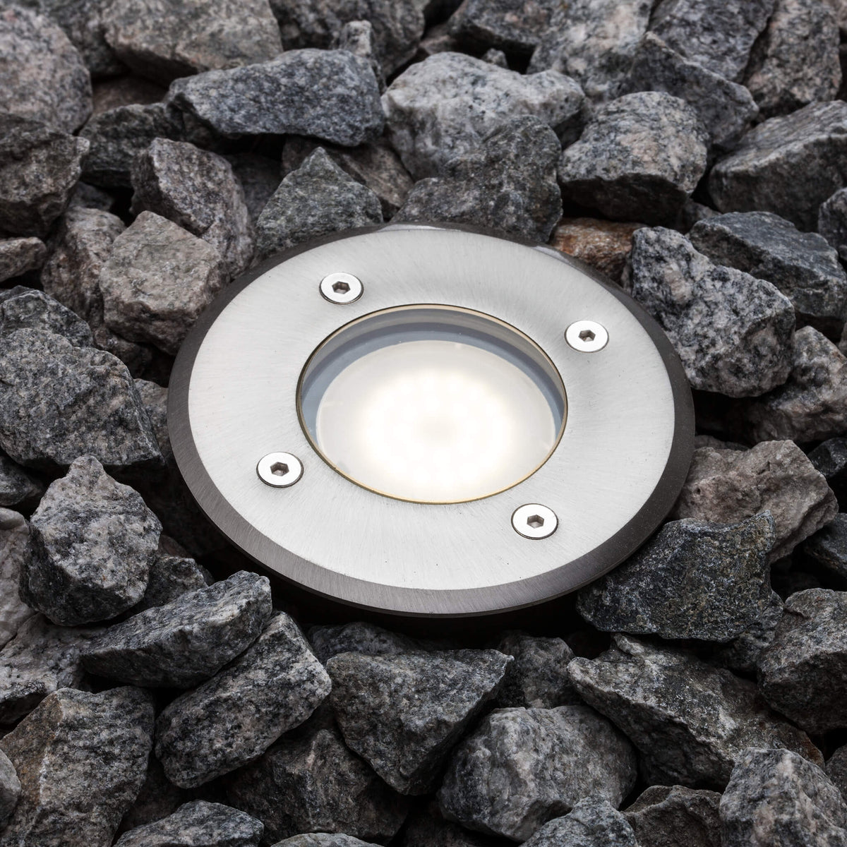 Nordlux Pato Round Ground Recessed Uplighter - -Lampsy