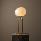 Shapes Table Lamp, Brass/Opal