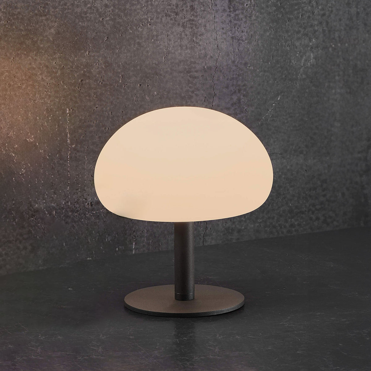 Sponge 20 Rechargeable Table Lamp, Black/Opal