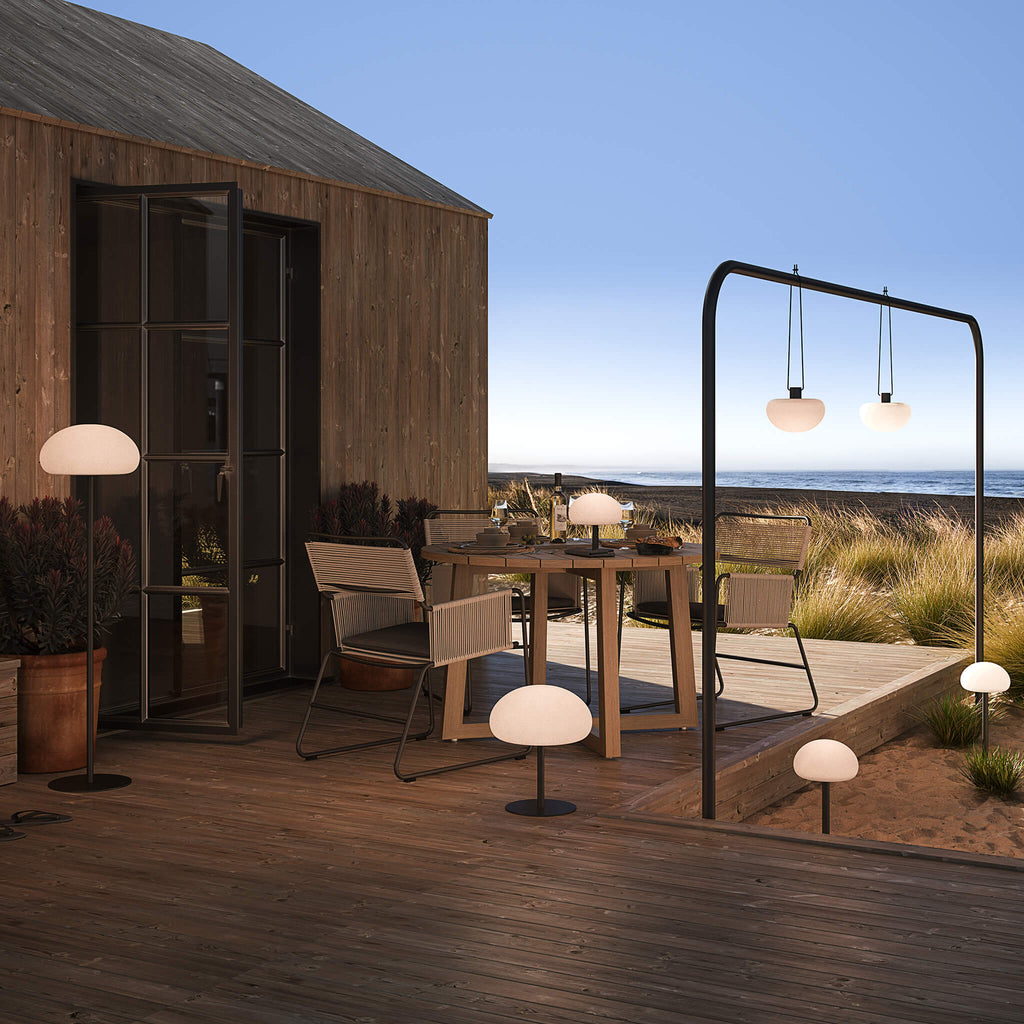 Sponge 20 Rechargeable Hanging Lamp, Black/Opal