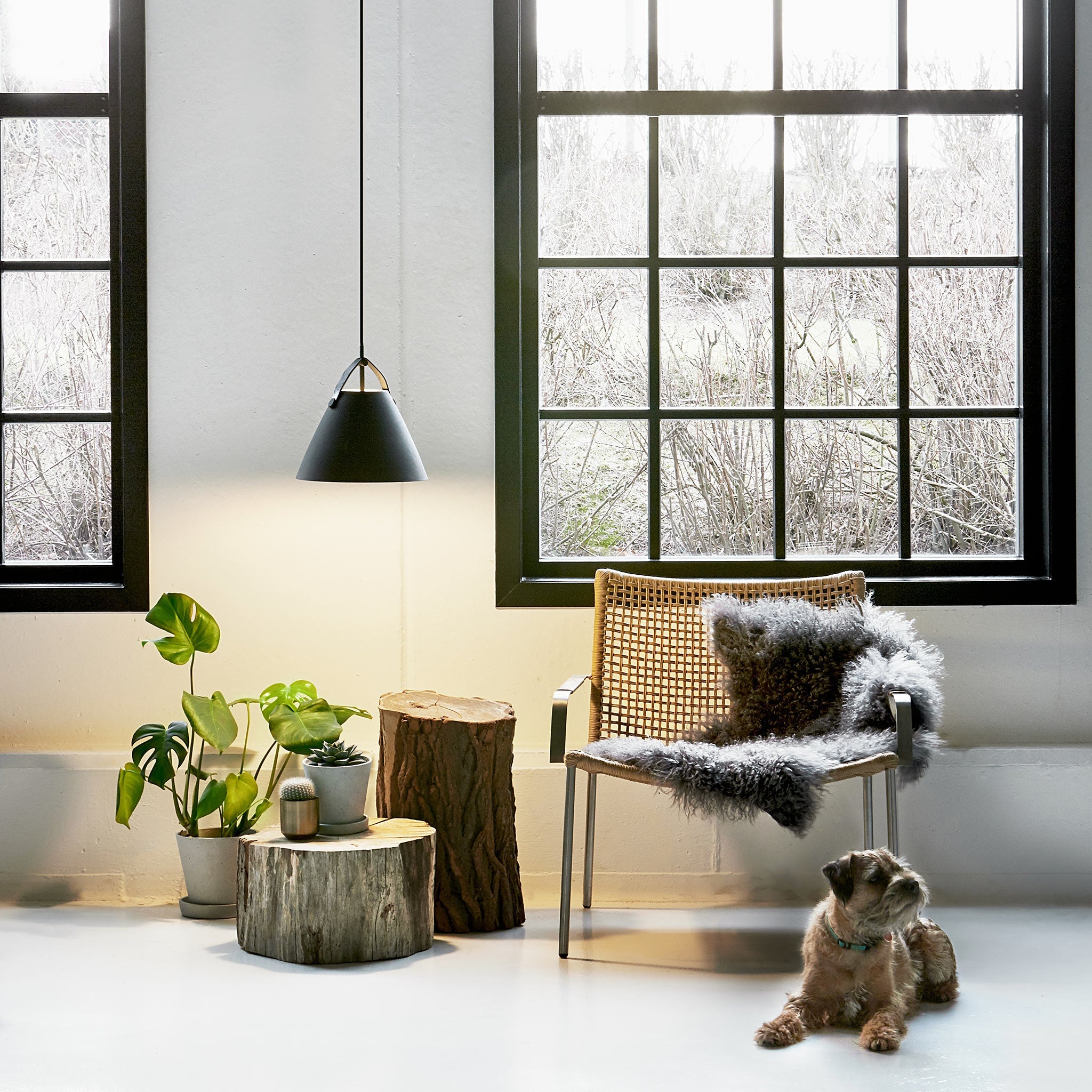 Strap 27 Pendant Light, Black