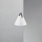 Strap 27 Pendant Light, White