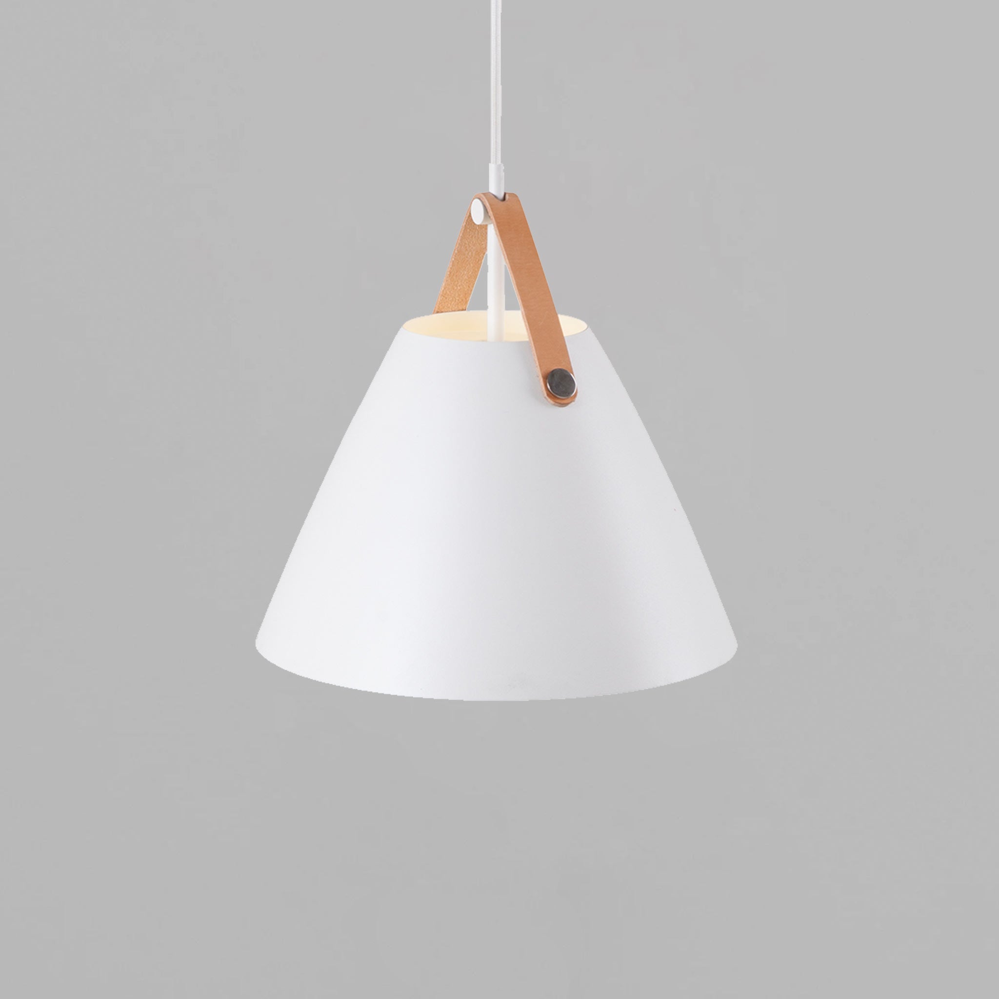 Strap 27 Pendant Light, White