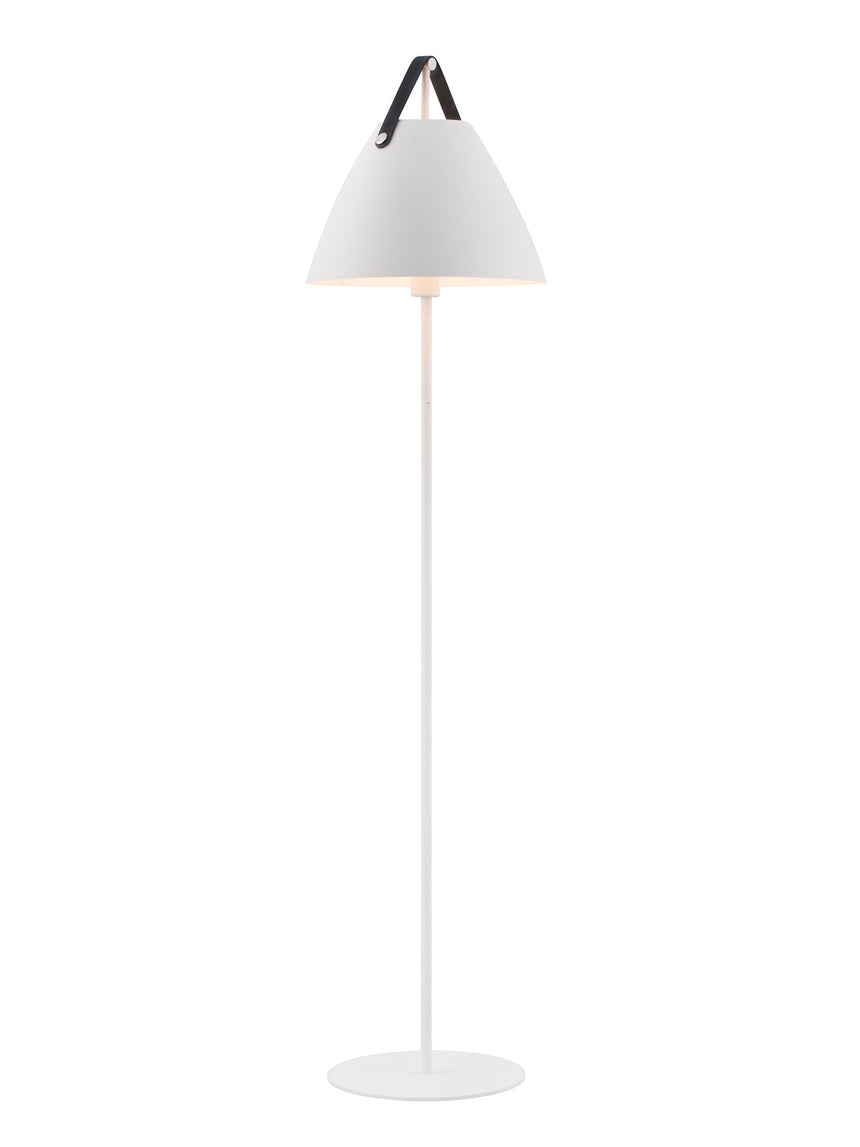 Strap Floor Lamp, White