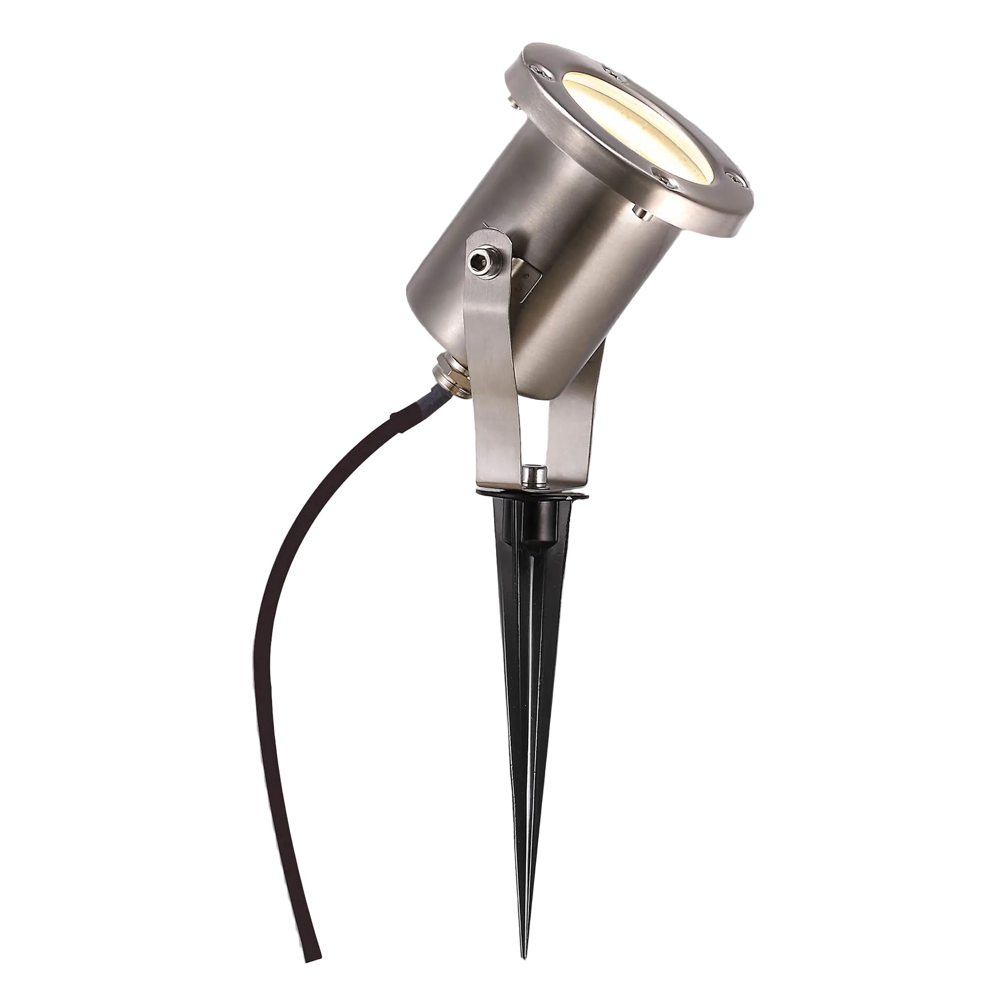 Taurus Garden Spike Light, Stainless Steel