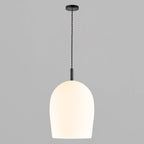 Uma 30 Glass Pendant Light, Opal
