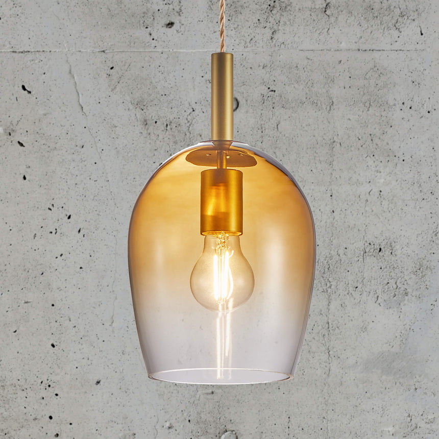 Uma 18 Glass Pendant Light