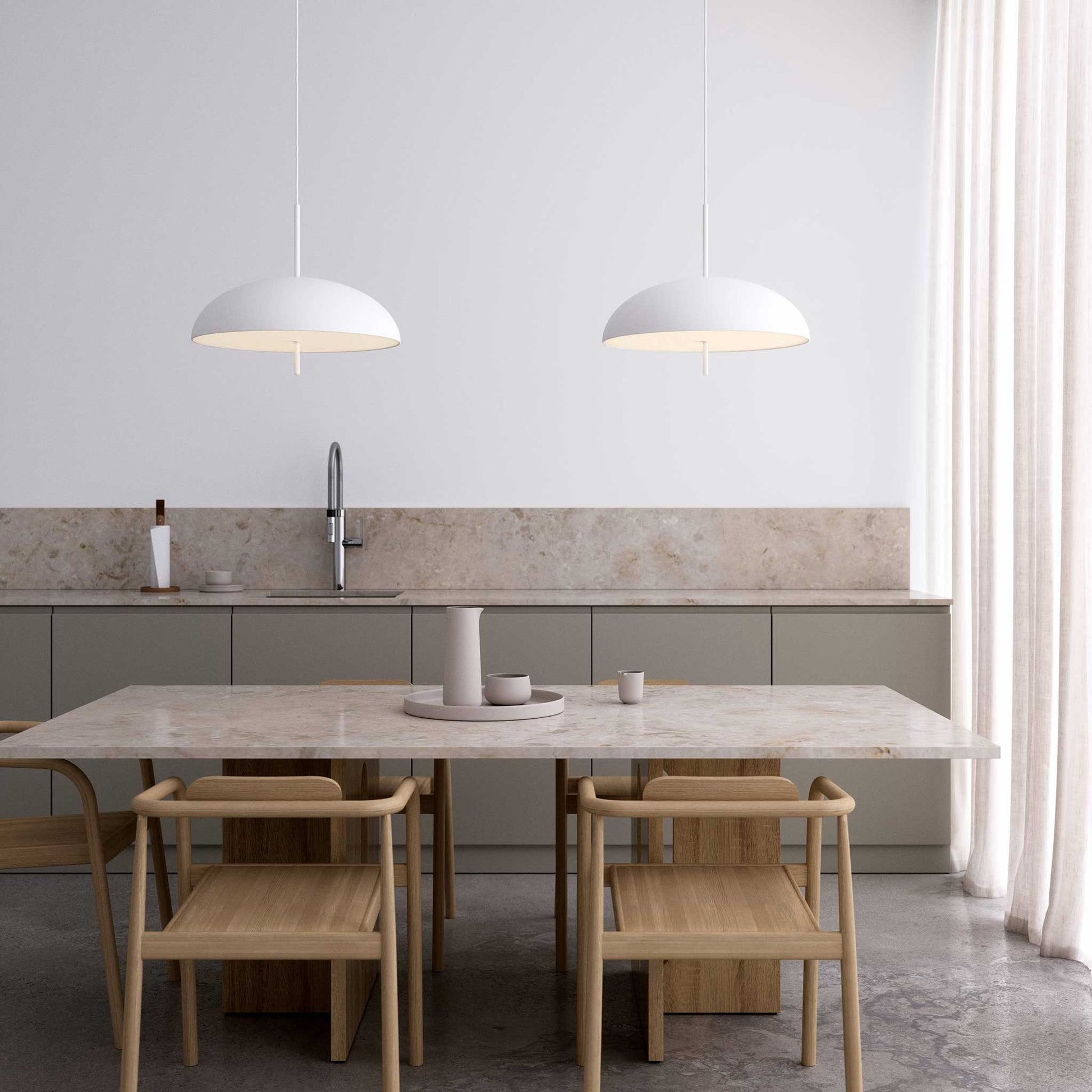 Versale 50 Pendant Light, White