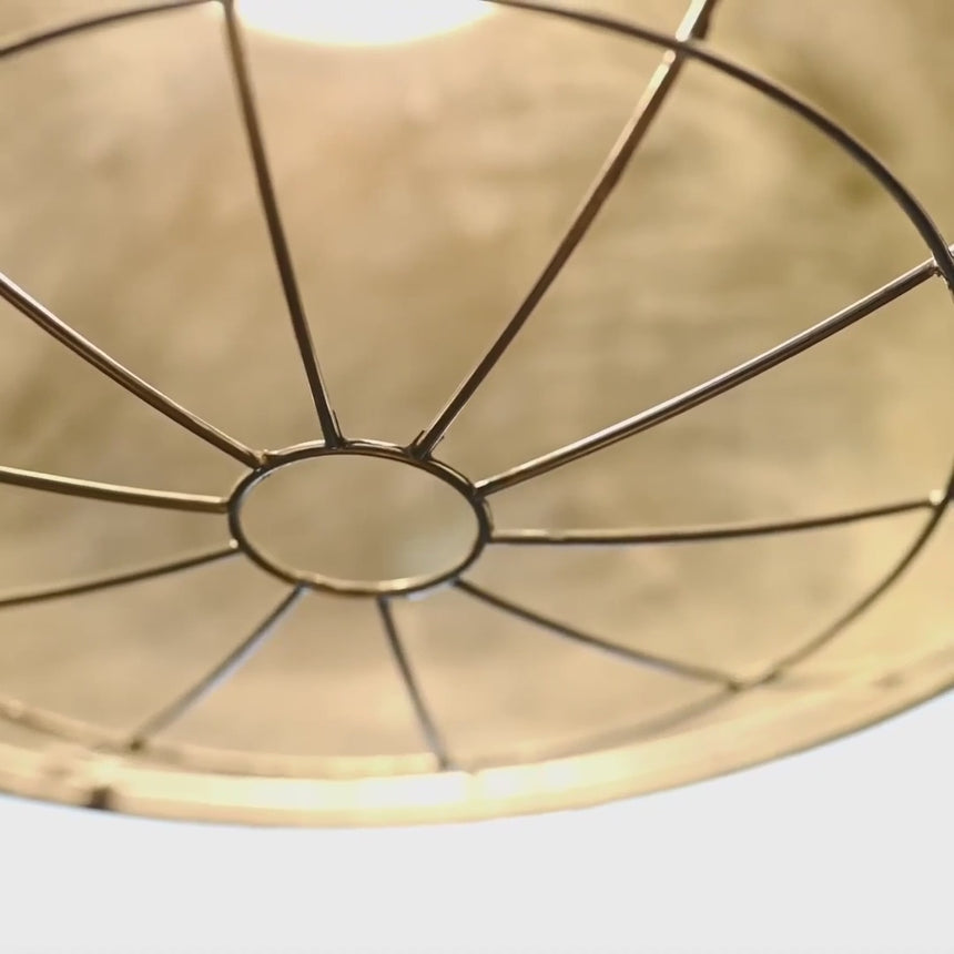 Porter 9 Pendant Light, Galvanised