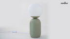 Notti Frosted Glass Globe Table Lamp