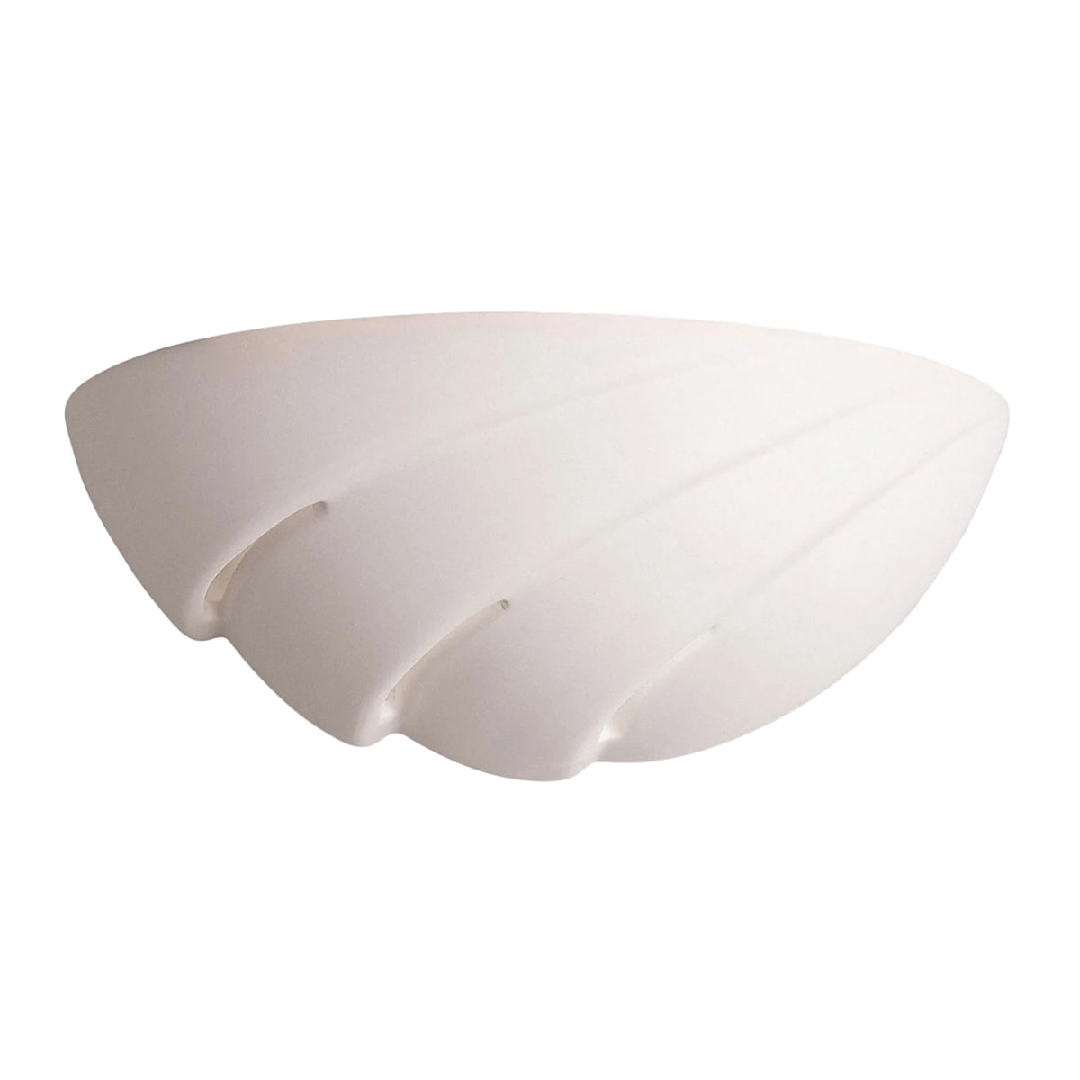 Shell Uplighters Seymour Sculpted Ceramic Uplighter | Paintable Shell-Inspired Wall ...