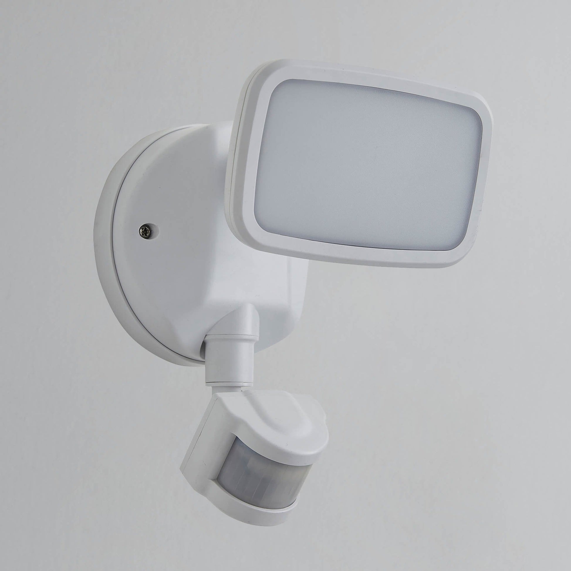 Solina Outdoor LED Security Flood Light, White