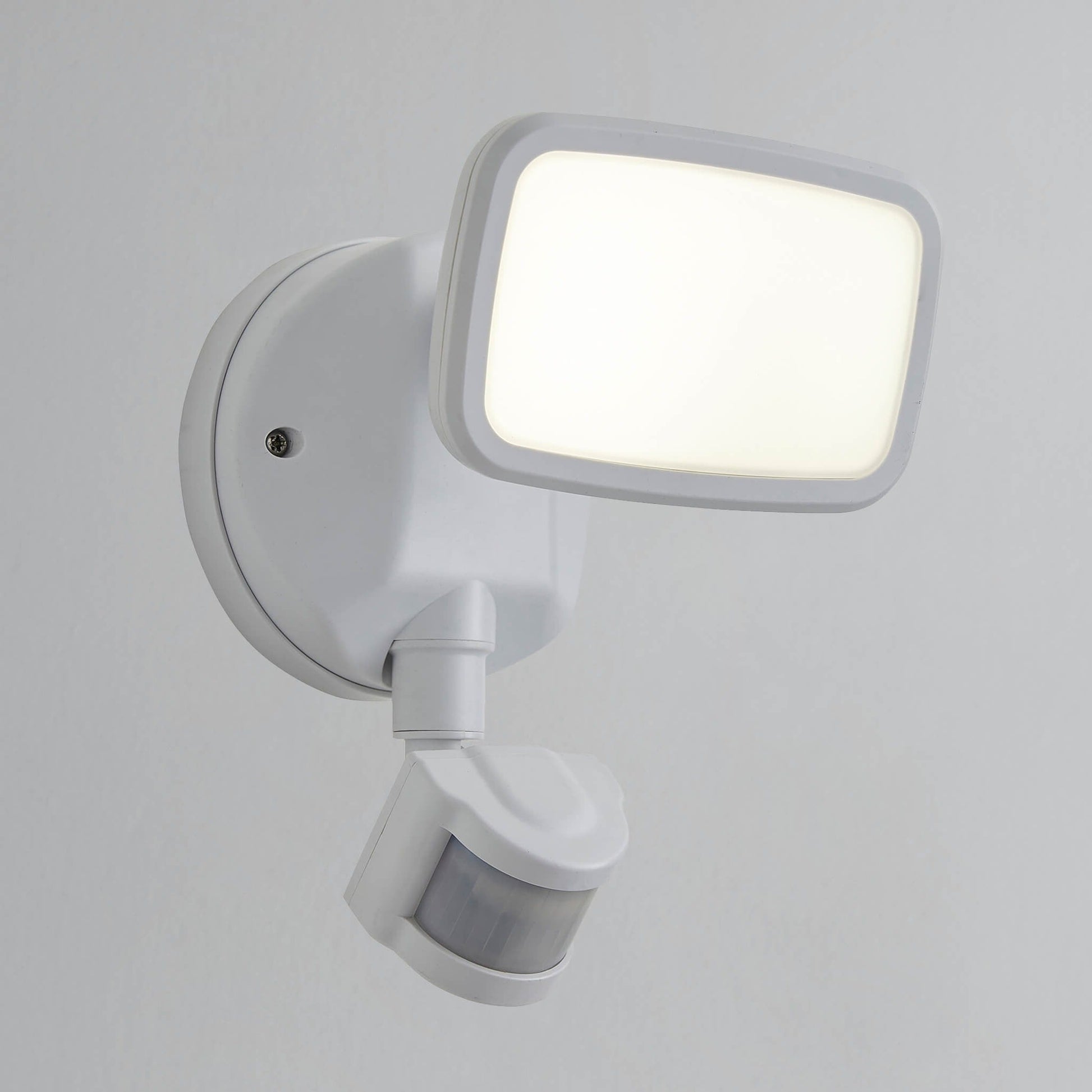 Solina Outdoor LED Security Flood Light, White