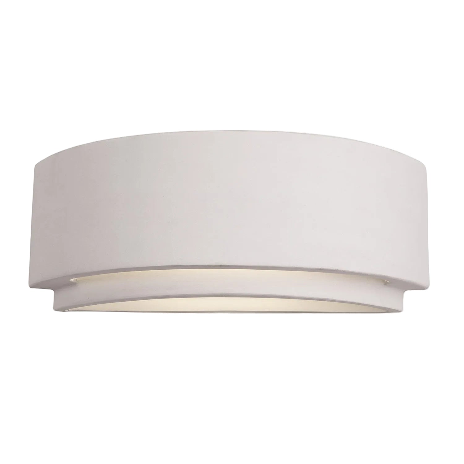 Kenswick Two-Tier Paintable Ceramic Up & Down Wall Light