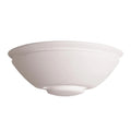 Wickford Paintable Ceramic Wall Uplighter