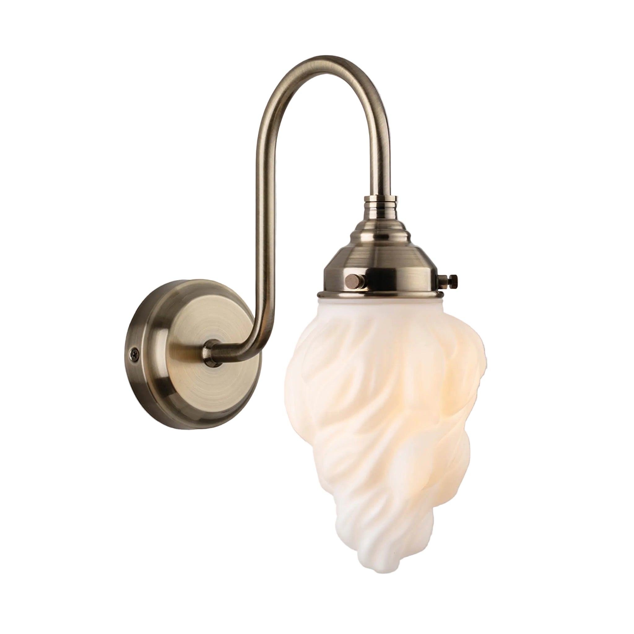 Torch Glass Flame Wall Light Sconce