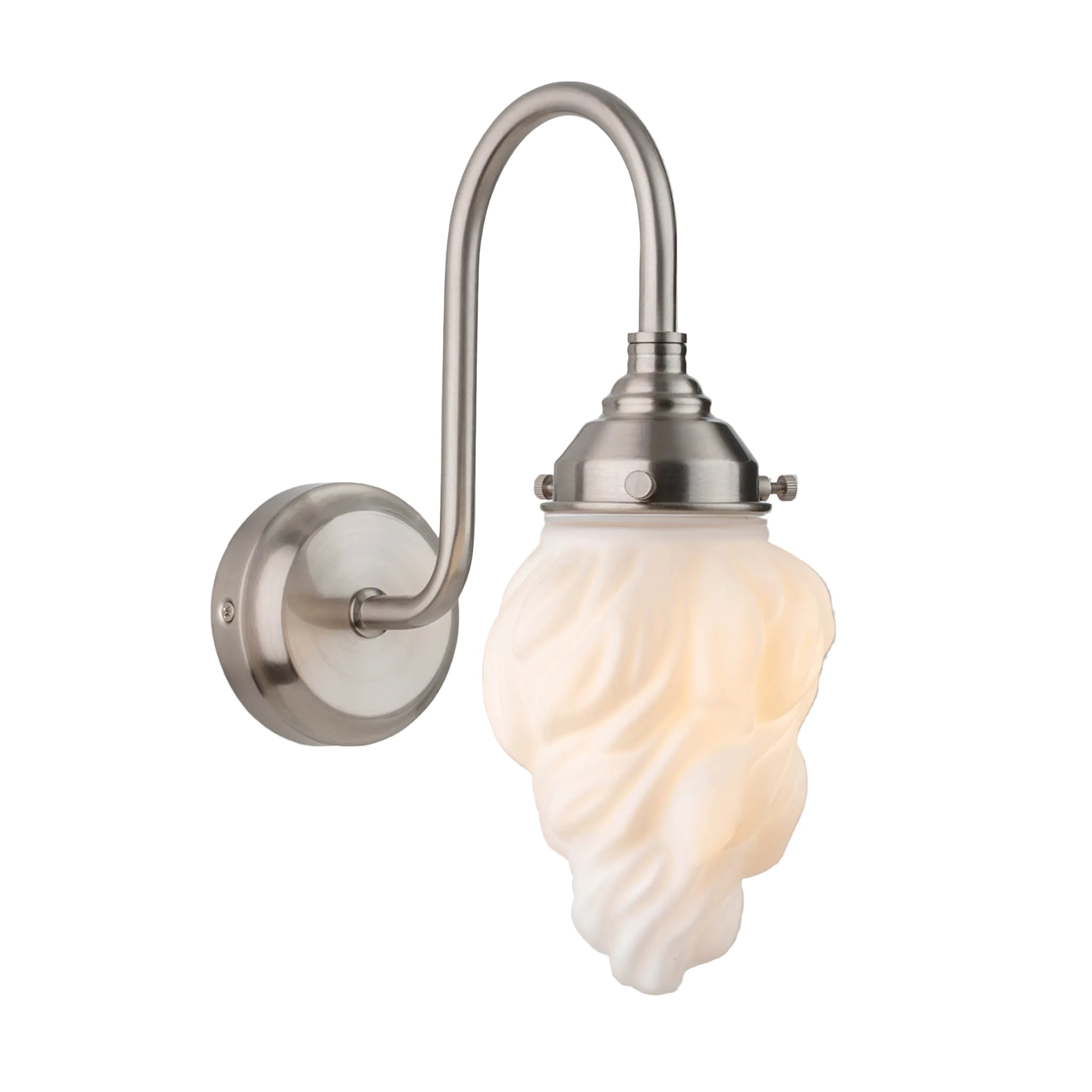 Torch Glass Flame Wall Light Sconce