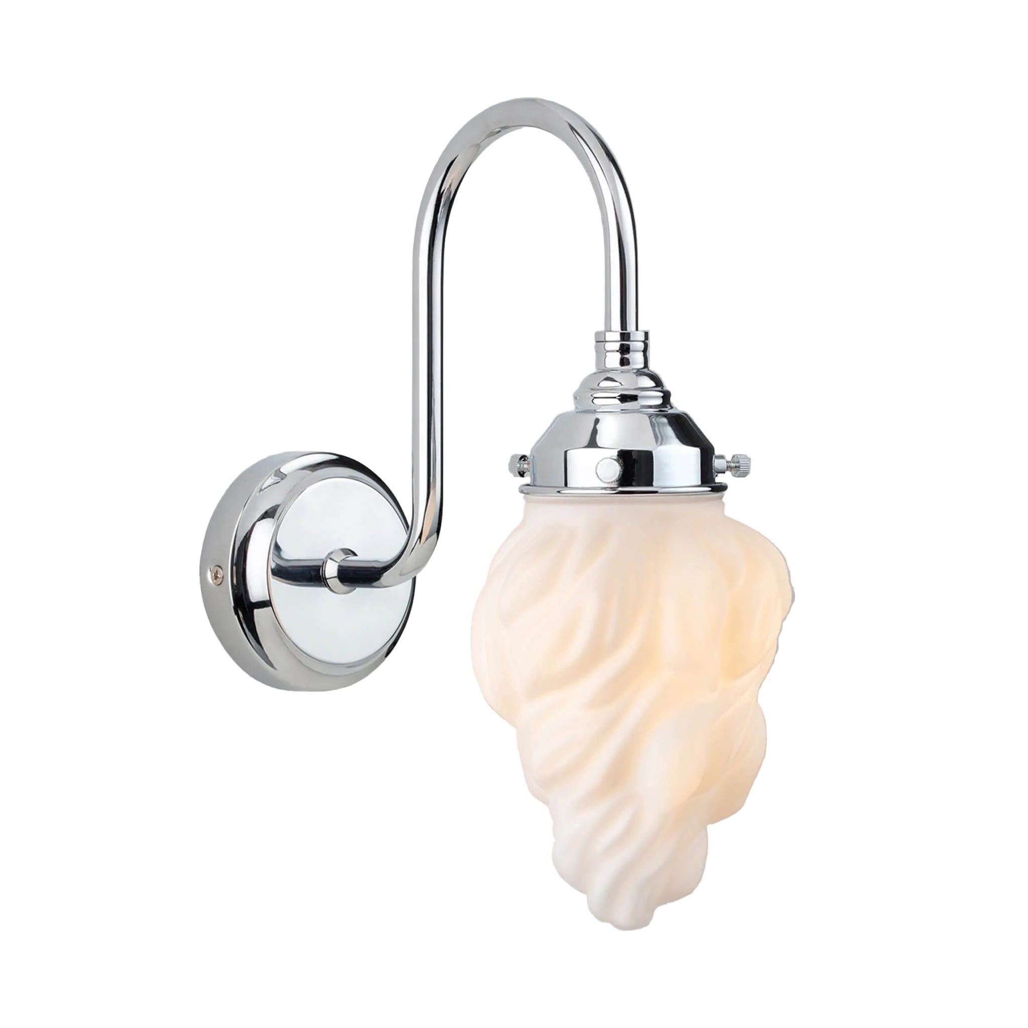 Torch Glass Flame Wall Light Sconce