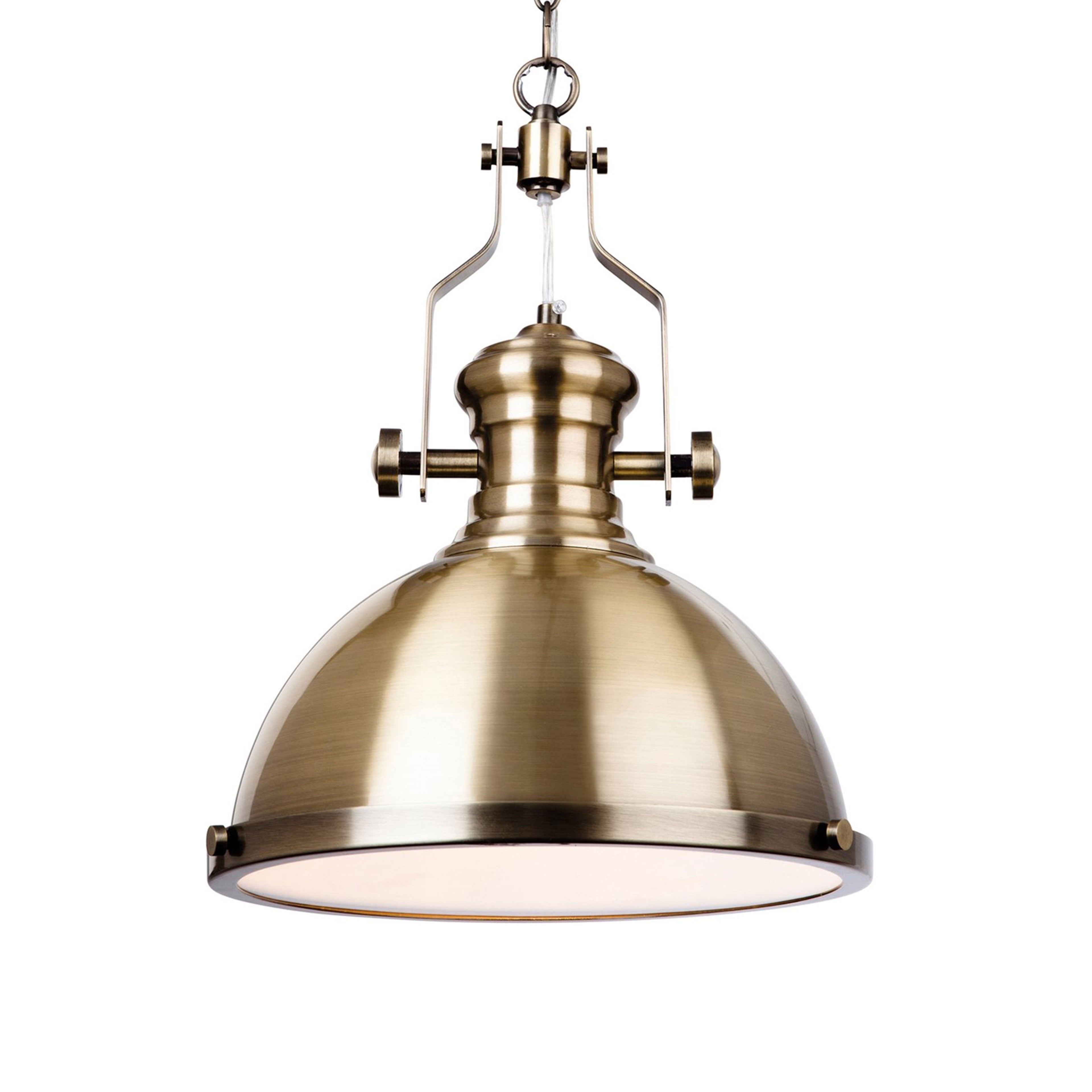 Trey Industrial Dome Pendant Light
