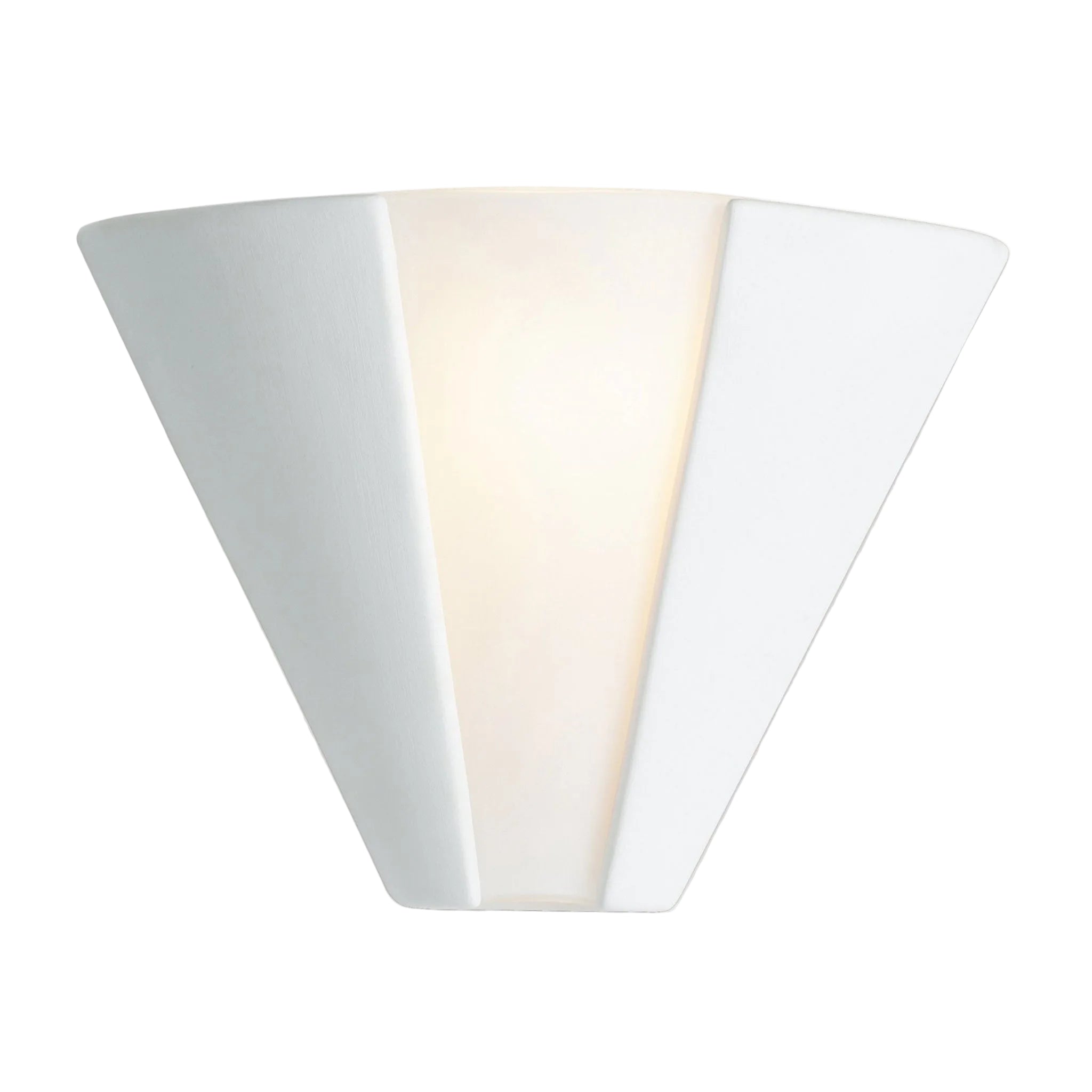 Valencia Flared Paintable Ceramic Wall Light