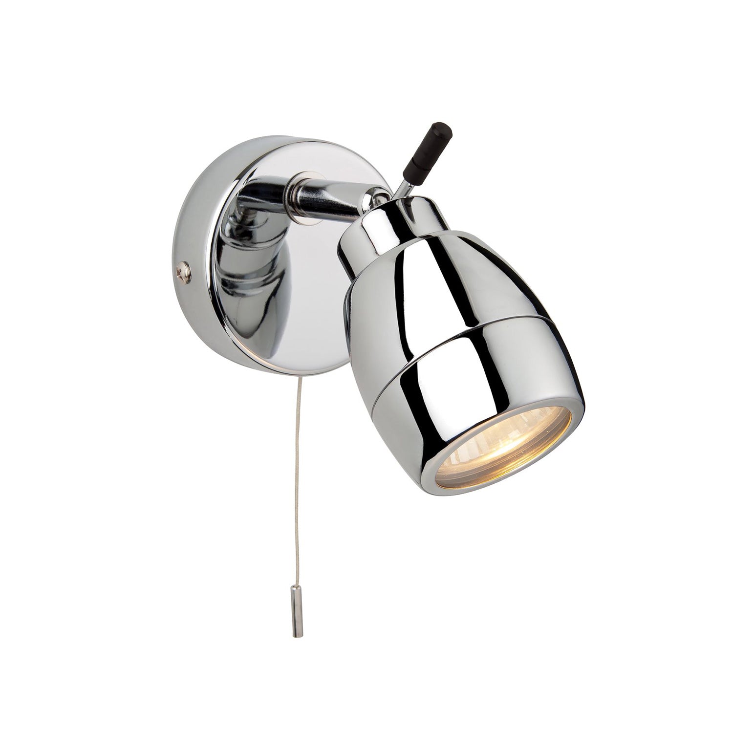 Axton Single Chrome Bathroom Spotlight