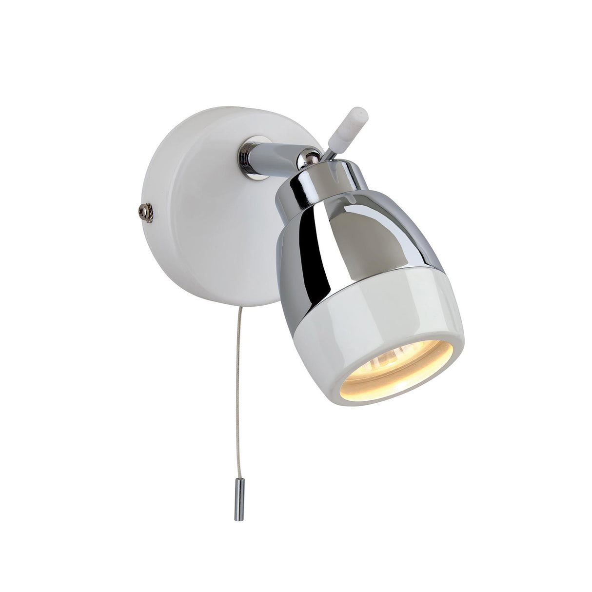 Axton Single Chrome Bathroom Spotlight