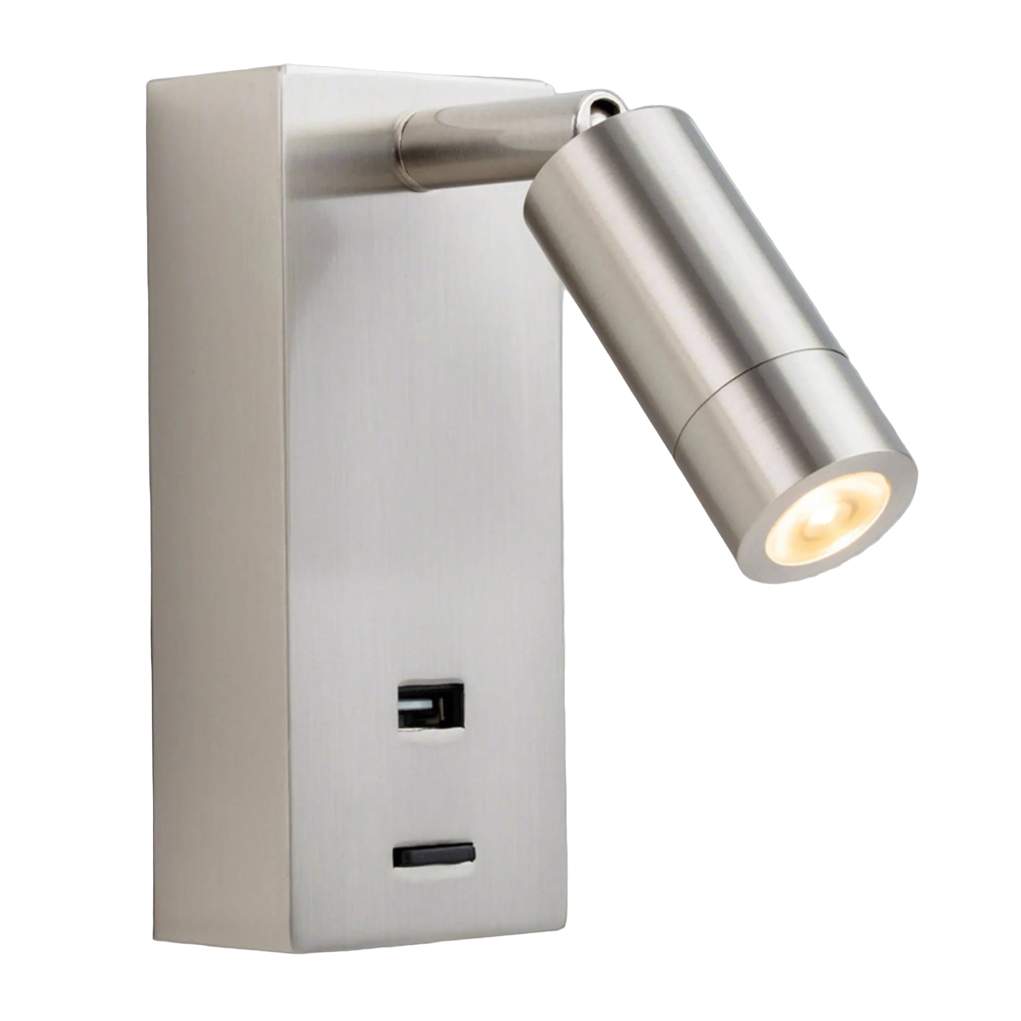Wren LED Wall Spotlight with USB Charger