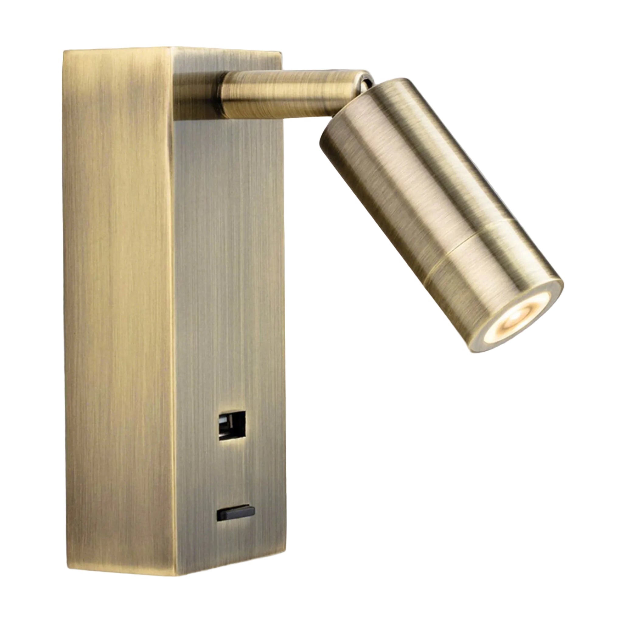 Wren LED Wall Spotlight with USB Charger