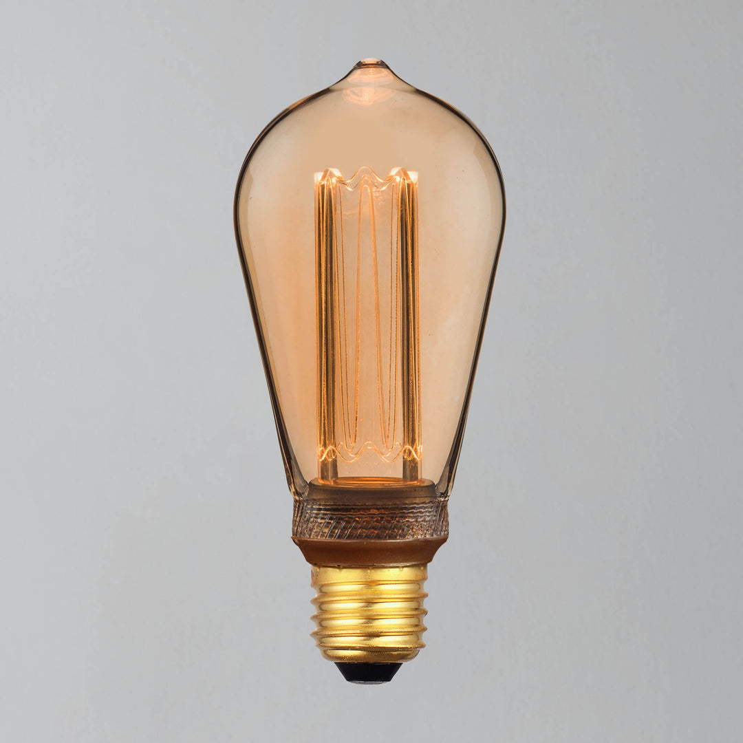 Deco Retro Gold ST64 120lm 3.5w LED Filament Bulb - E27