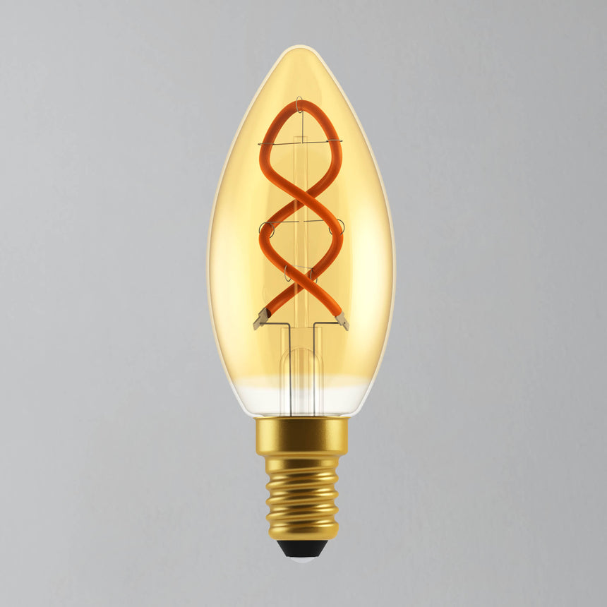 Deco Spiral Candle LED Filament Light Bulb E14