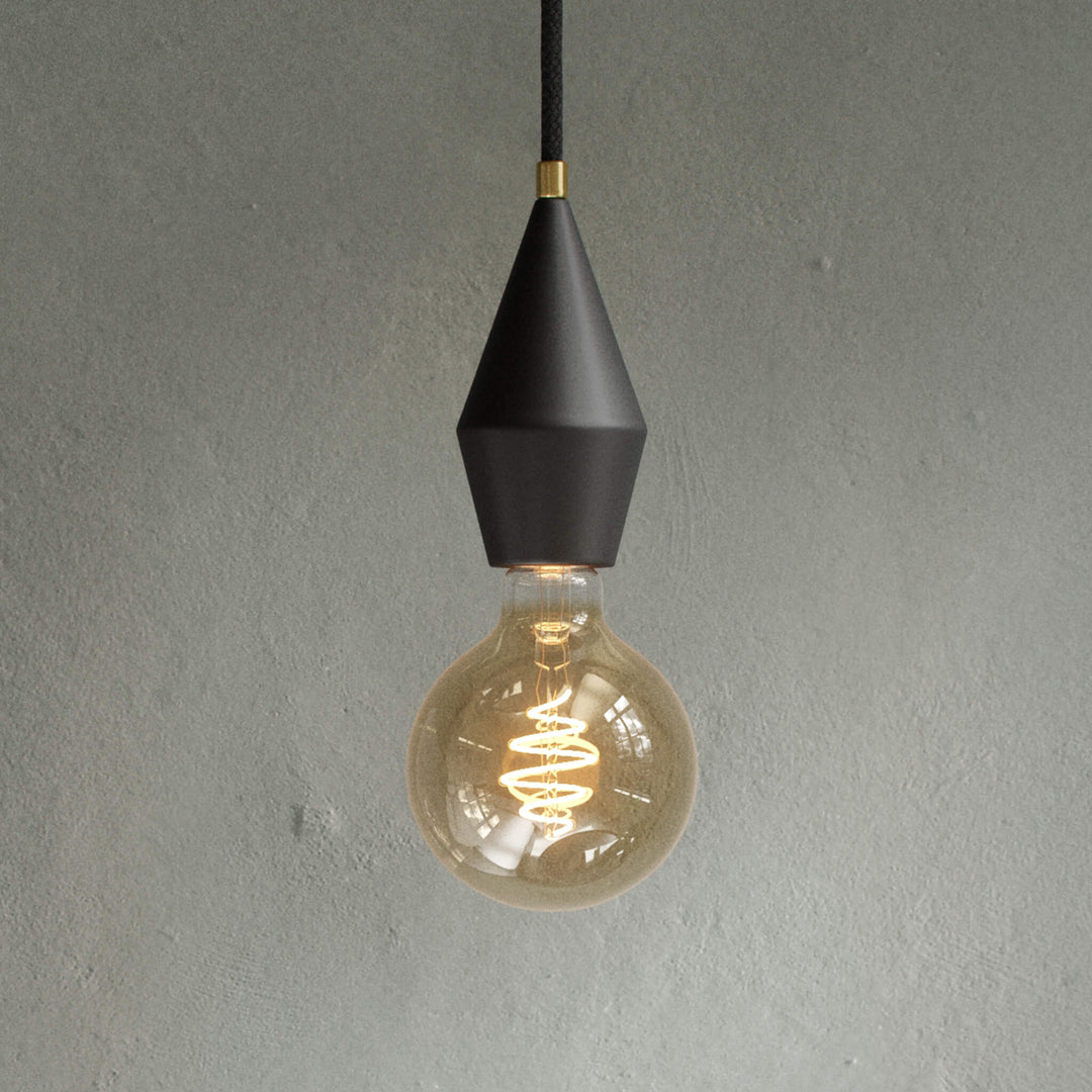 Deco Spiral 9.5cm Globe 5w LED Filament Bulb E27