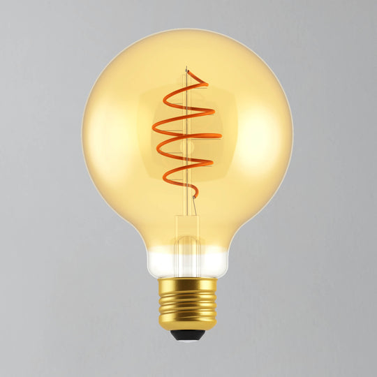 Deco Spiral 9.5cm Globe 5w LED Filament Bulb E27