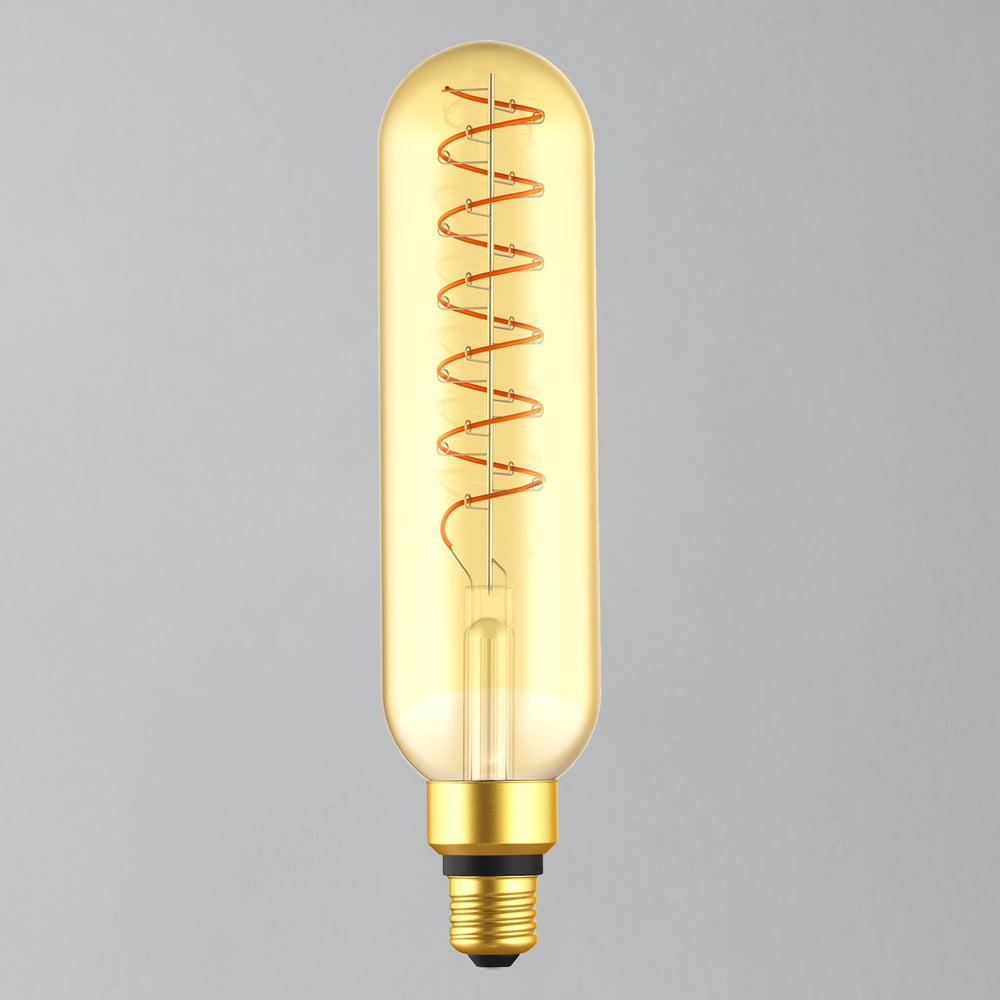 Deco Giants Gold Tubular 600lm 8.5w LED Filament Bulb - E27