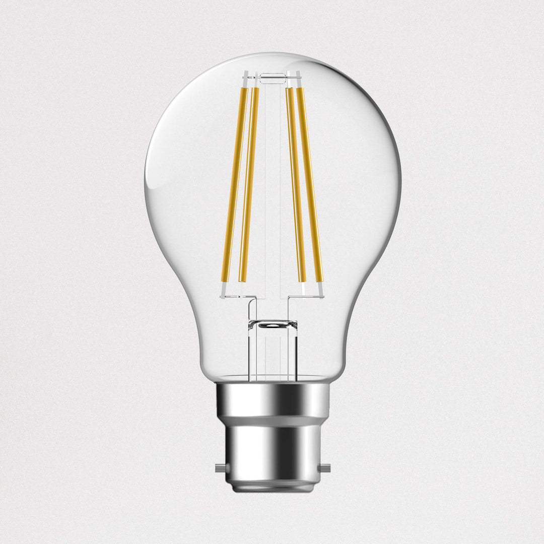 Energetic B22 8.3w 806lm A60 Warm White Dimmable LED Filament Light Bulb - -Lampsy
