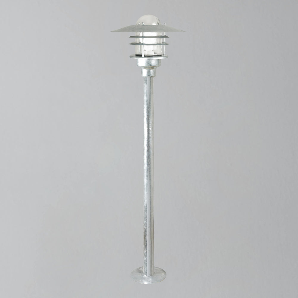 Agger Galvanised Garden Post Light