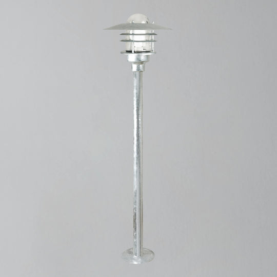 Agger Galvanised Garden Post Light