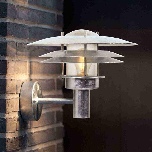 Nordlux Amalienborg Wall Light - Galvanised Steel - Outdoor Lighting - Lampsy