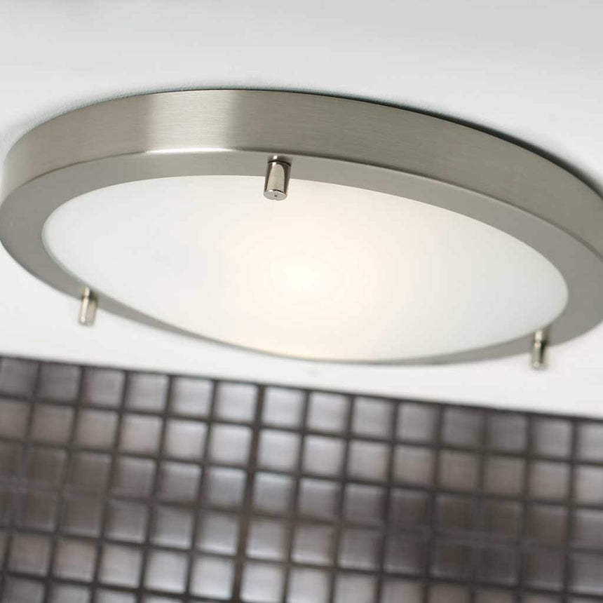 Nordlux Ancona Maxi Bathroom Ceiling Light - Brushed - Bathroom - Lampsy