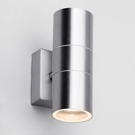 Lampsy Astor Up & Down Wall Light - Stainless Steel-Lampsy