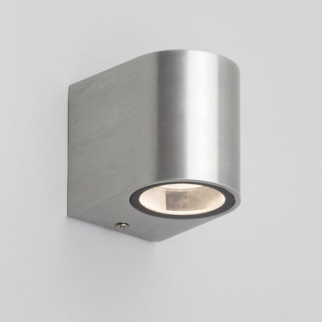 Lampsy Axel Round Wall Downlight - Stainless Steel-Lampsy
