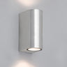 Lampsy Axel Round Up & Down Wall Light - Stainless Steel-Lampsy