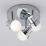 Lampsy Beau 3 Light LED Polished Chrome Round Spotlights - -Lampsy