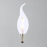 130lm Bent Tip Candle 2200k LED Filament Light Bulb E14 (10w eqv)