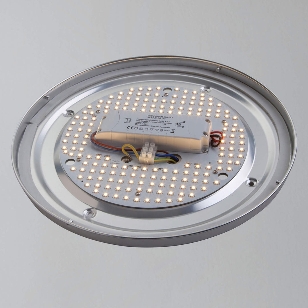 Blane LED Flush Ceiling Light - Chrome